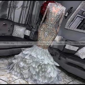 Silver Gray Prom Dress